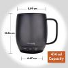 imageNextmug  TemperatureControlled SelfHeating Coffee Mug Black  14 ozBlack