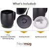 imageNextmug  TemperatureControlled SelfHeating Coffee Mug Black  14 ozBlack