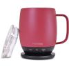 imageNextmug  TemperatureControlled SelfHeating Coffee Mug Black  14 ozDusty Rose