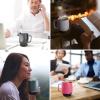 imageNextmug  TemperatureControlled SelfHeating Coffee Mug Black  14 ozSage