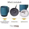 imageNextmug  TemperatureControlled SelfHeating Coffee Mug Black  14 ozSlate Blue