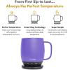 imageNextmug  TemperatureControlled SelfHeating Coffee Mug Black  14 ozViolet