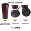 imageNextmug Go  TemperatureControlled SelfHeating Travel Mug Graphite  16 ozBurgundy