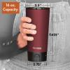 imageNextmug Go  TemperatureControlled SelfHeating Travel Mug Graphite  16 ozBurgundy