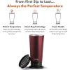 imageNextmug Go  TemperatureControlled SelfHeating Travel Mug Graphite  16 ozBurgundy