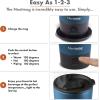 imageNextmug Go  TemperatureControlled SelfHeating Travel Mug Graphite  16 ozSlate Blue