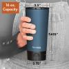 imageNextmug Go  TemperatureControlled SelfHeating Travel Mug Graphite  16 ozSlate Blue