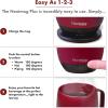 imageNextmug Plus  TemperatureControlled SelfHeating Coffee Mug Black  18 ozBurgundy