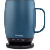 imageNextmug Plus  TemperatureControlled SelfHeating Coffee Mug Black  18 ozSlate Blue