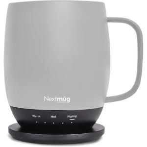 imageNextmug  TemperatureControlled SelfHeating Coffee Mug Black  14 ozAlmond